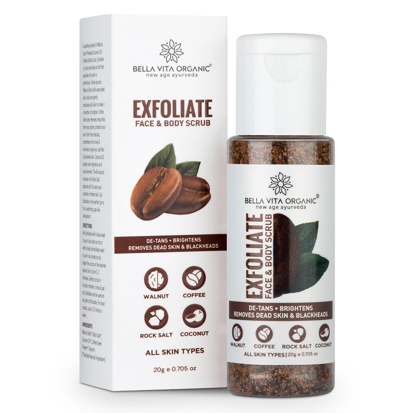 Bella Vita Exfoliate Face & Body Scrub 20gm