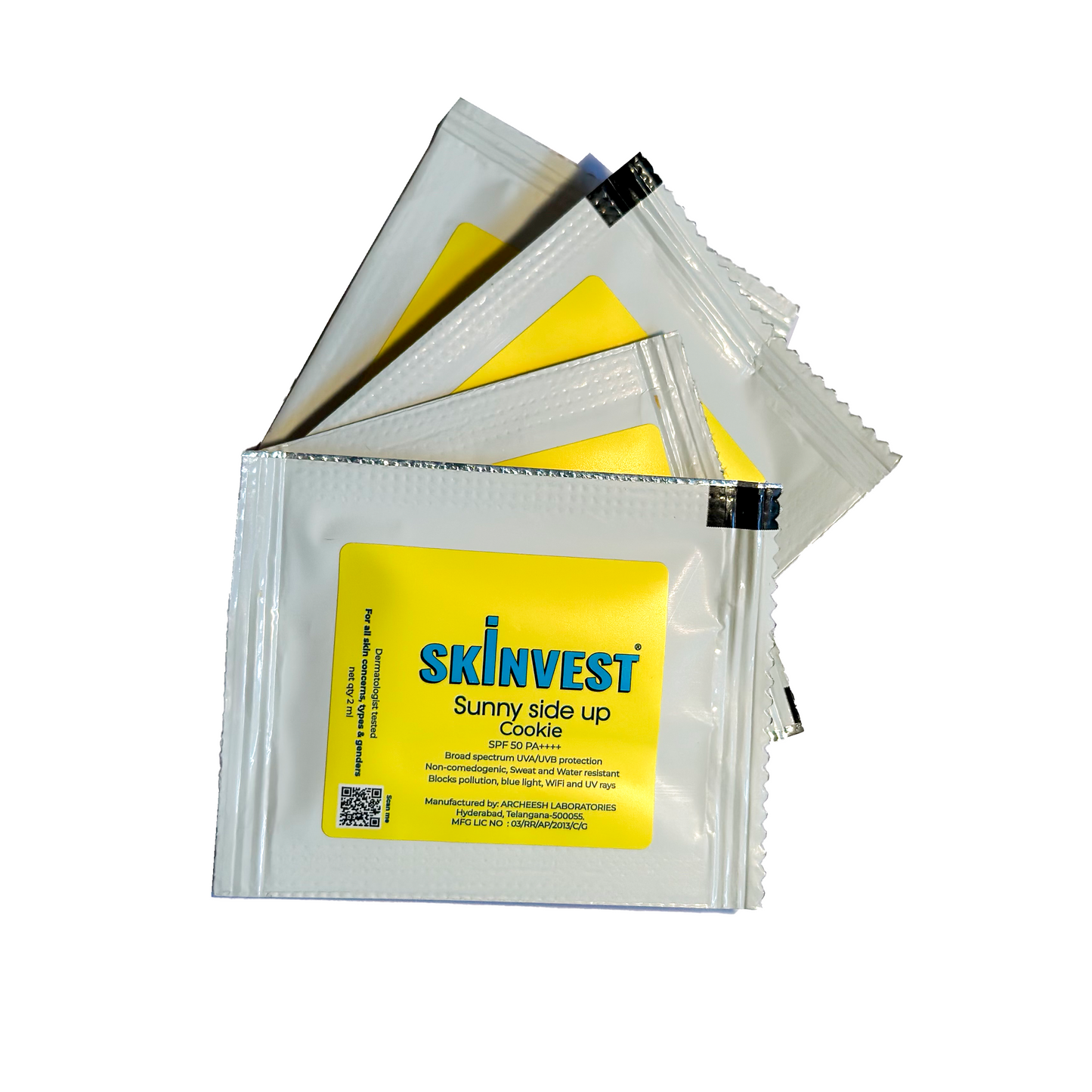 Skinvest Sunny Side Up - Cookie (SPF 50 PA ++++ Broad Spectrum Sunscreen)