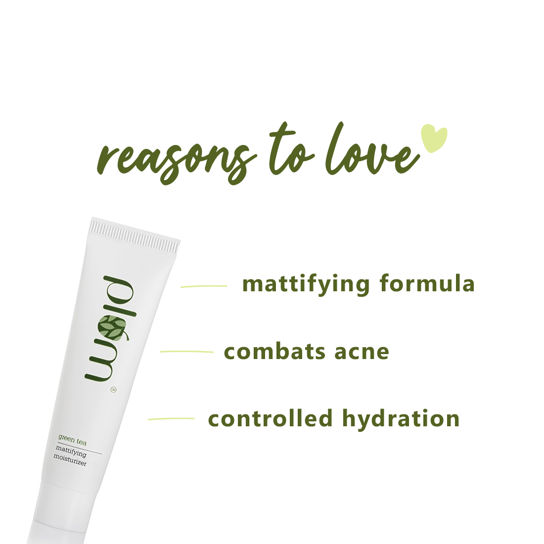 Plum Green Tea Mattifying Moisturizer (15ml)