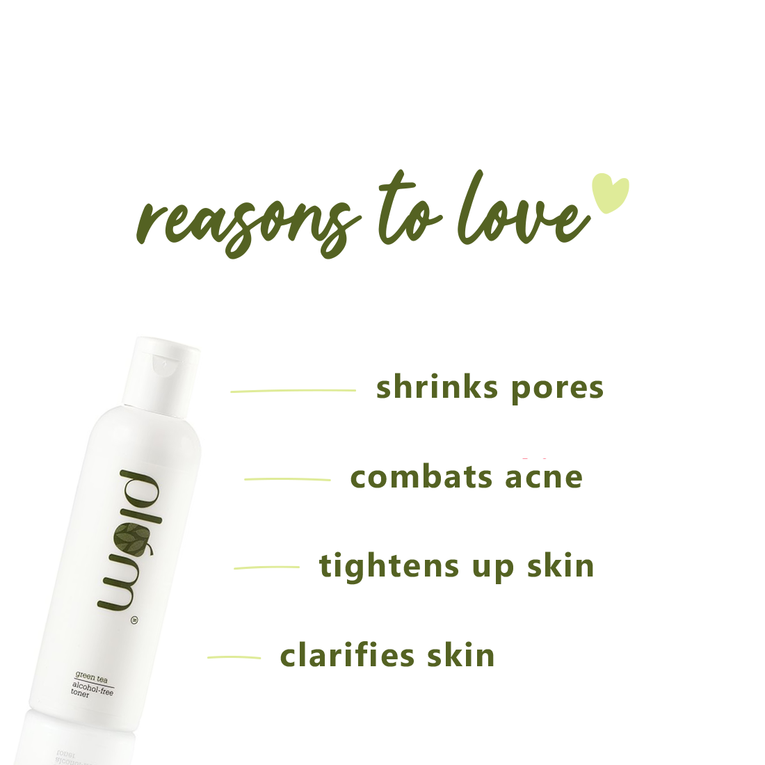 Plum Green Tea Alcohol-Free Toner (50ml)