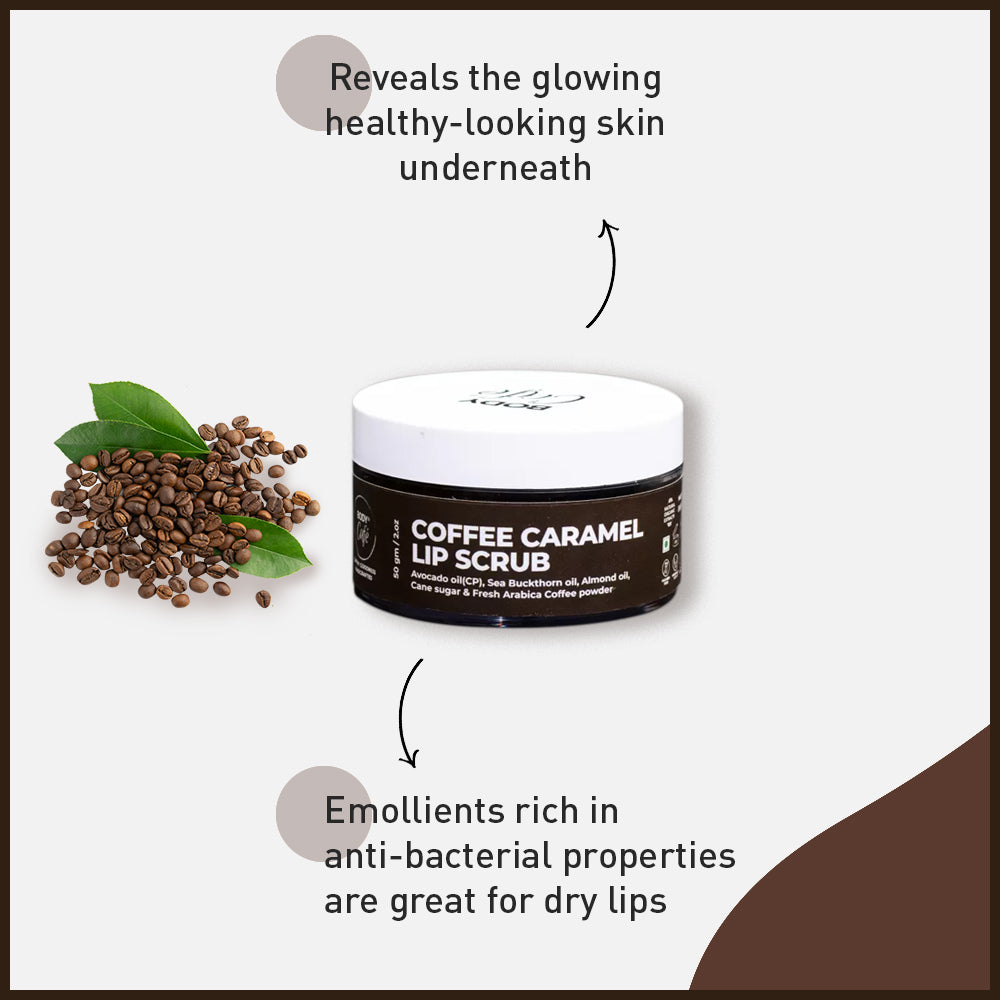 BodyCafé Coffee Caramel Lip Scrub