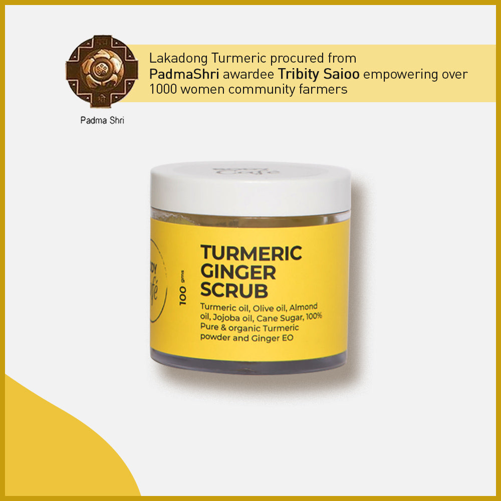 BodyCafé Turmeric Ginger Face & Body Scrub