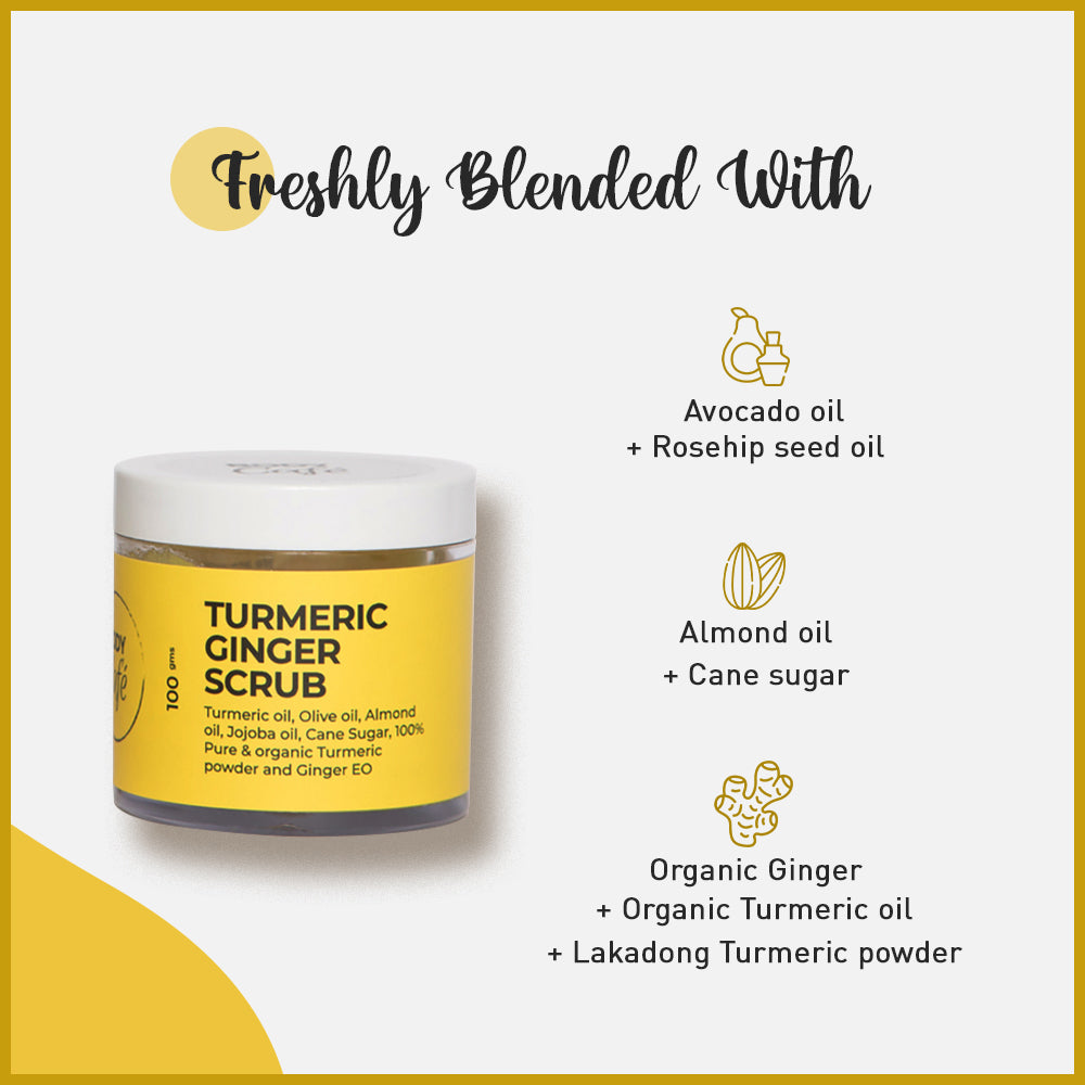 BodyCafé Turmeric Ginger Face & Body Scrub