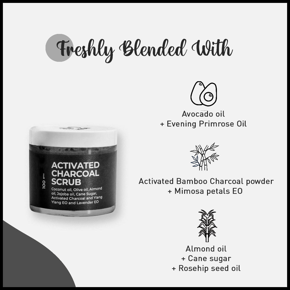 BodyCafé Bamboo Charcoal Face & Body Scrub