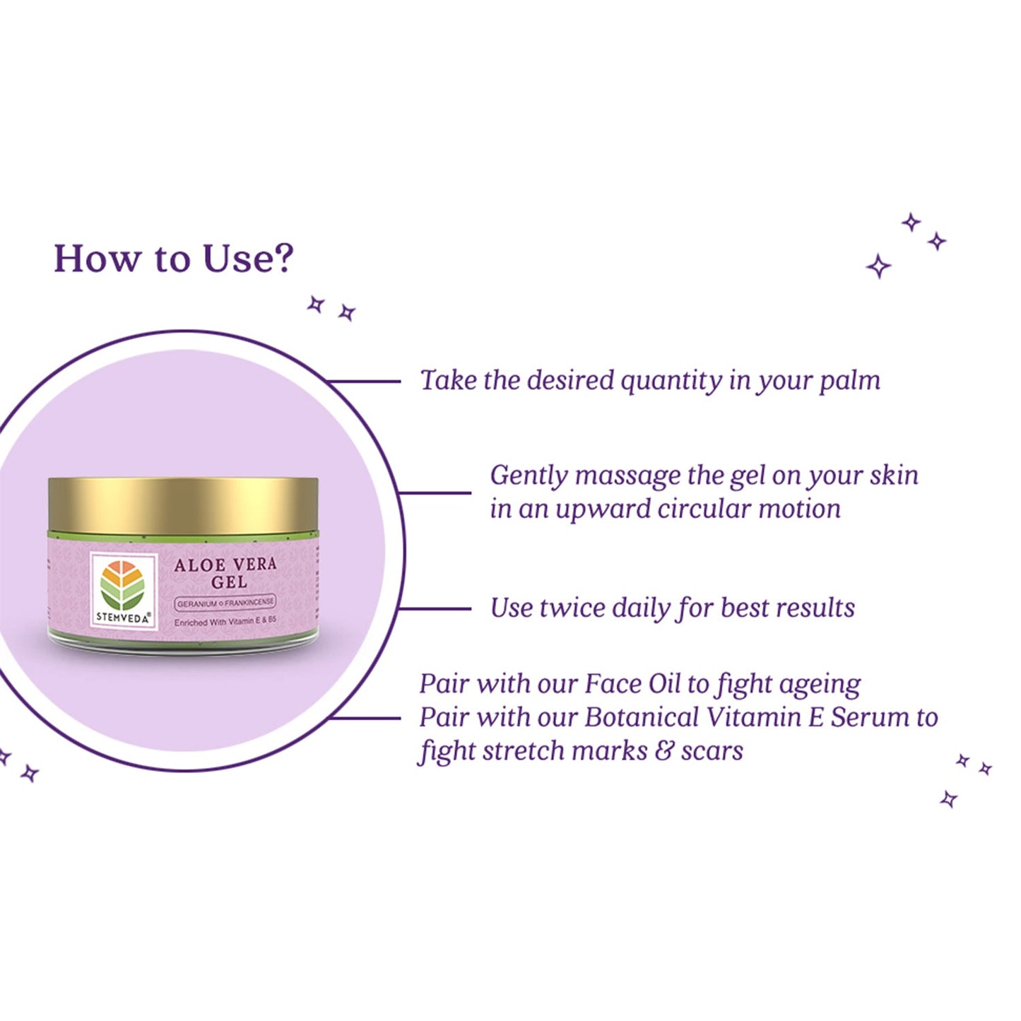 Aloe Vera Gel (Geranium Frankincense) - 25g