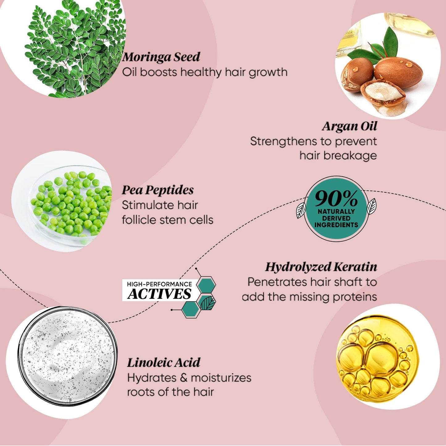 Dot & Key Moringa & Argan Hair Fall Control Shampoo (20ml)