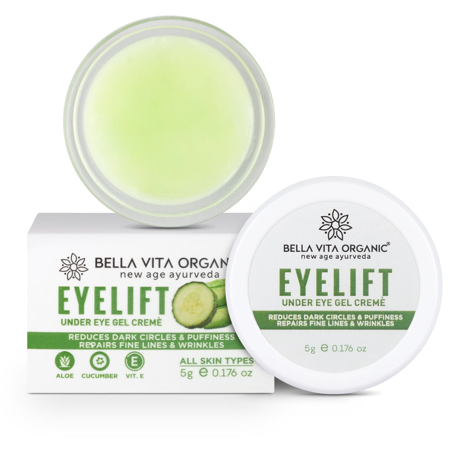 Bella Vita Organic Eyelift Under Eye Gel Cream - 5gm/Unisex