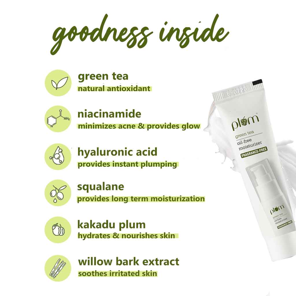 Plum Green Tea Oil - Free Moisturizer (15ml)