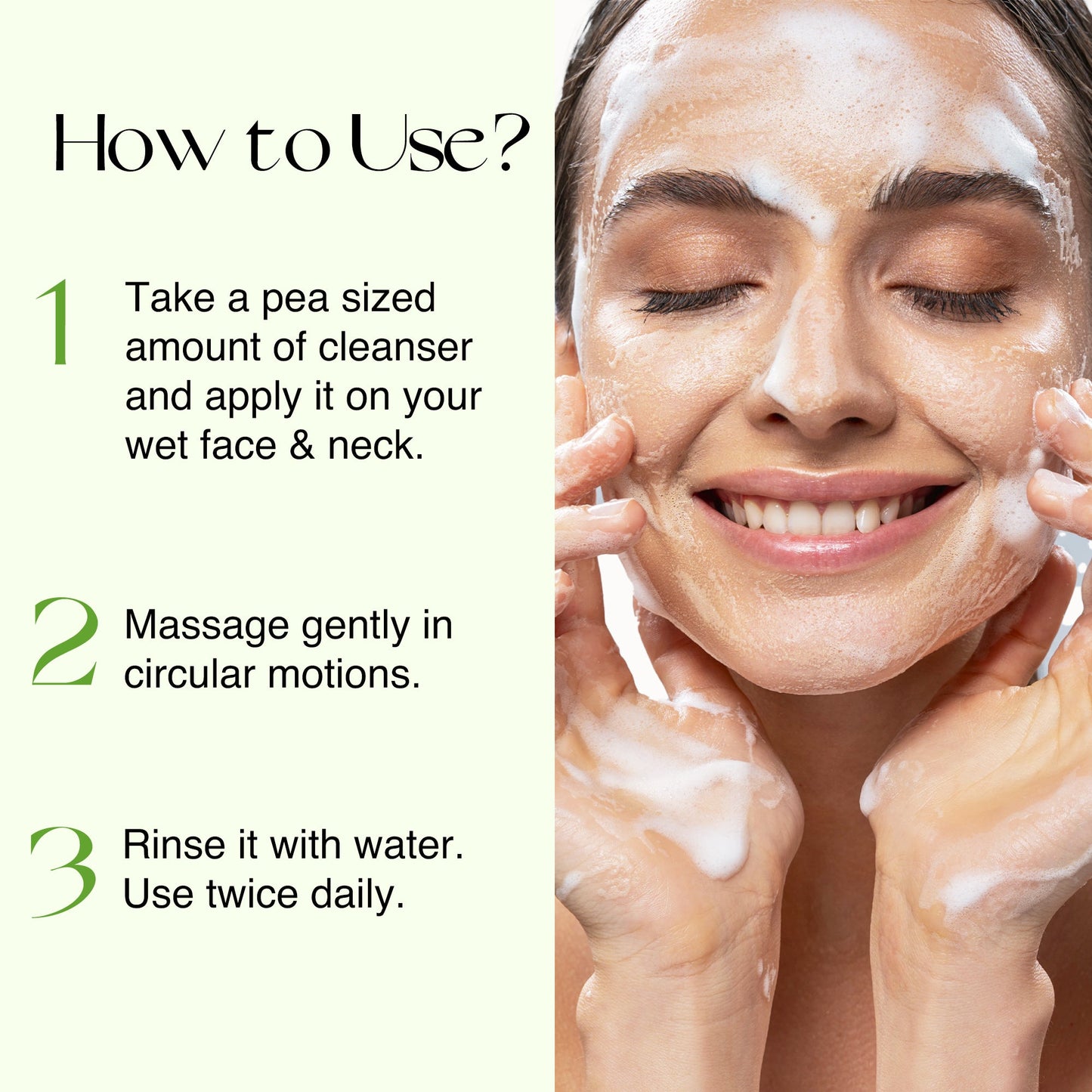 Green Tea Face Wash 50g - Nourish Mantra