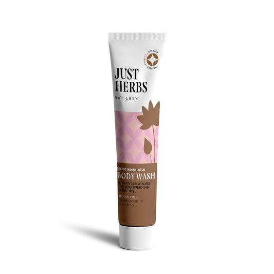 Just Herbs Sacred Indian Lotus Body Wash - 25ml
